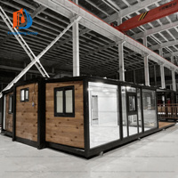 Maisons miniatures modernes de haute qualité de 20 et 30 pieds, maisons modulaires préfabriquées, maisons préfabriquées extensibles pour l'Europe, camping pod
