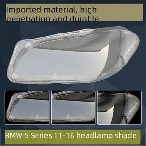 Coppia di Coperture in Vetro per Fari Auto <span class=keywords><strong>BMW</strong></span> F10 F18 11-17 528i 535i Xenon HID, Alloggiamento Trasparente in Plastica PC - Product Image 2