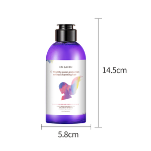 Meilleure vente de soins capillaires de marque privée Shampooing de couleur de teinture bleue Shampooing de dépôt de serrure de couleur - Product Image 5