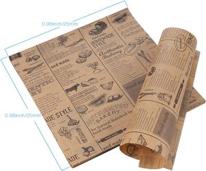 Papier sulfurisé biodégradable, écologique, de qualité alimentaire, résistant à la graisse et à l'eau, recyclable, imprimé en quatre couleurs avec logo personnalisé pour - Product Image 2
