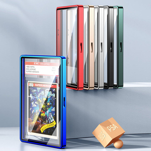 Étui pour cartes gradées YY avec cadre en aluminium empilable magnétique, protection en verre anti-rayures résistant aux UV pour cartes - Product Image 1