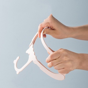 <span class=keywords><strong>Cintres</strong></span> en plastique pour enfants avec pince, extensibles, sans trace, antidérapants, pour vêtements de bébé, <span class=keywords><strong>lot</strong></span> de 10 - Product Image 3
