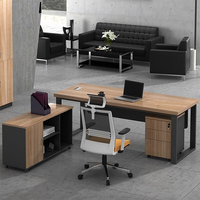 Nouveaux produits de vente chaude en LR-BD-118 bureau de direction à prix bon marché Table de bureau en bois durable moderne mobilier de bureau bureau de patron