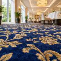 Moquette mur à mur en nylon Axminster 12 mm pour salle de banquet de mariage, projet personnalisé pour salle de bal d'hôtel