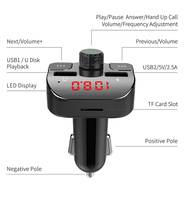 Allume-cigare portable GXY G15, lecteur MP3 pour voiture, charge rapide PD, double USB, chargeur de téléphone mains libres, émetteur FM BT5.0 10m