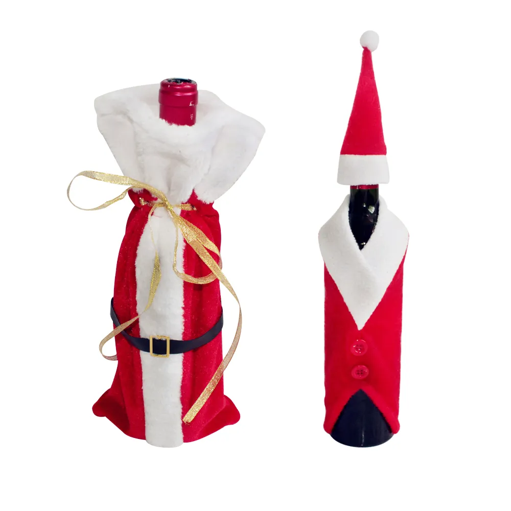 Christmas Party Decorations Wine Bottle Cover