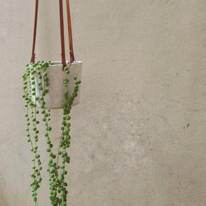 Beautifully Handmade Handmade <b>White</b> Ceramic <b>Hanging</b> Planter - Product Image 1