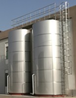 Di stoccaggio all'aperto di grande serbatoio di stoccaggio All'aperto Silo Latte Silo 20T-100T