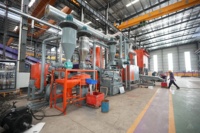 Machine de recyclage de panneaux solaires photovoltaïques en verre et aluminium