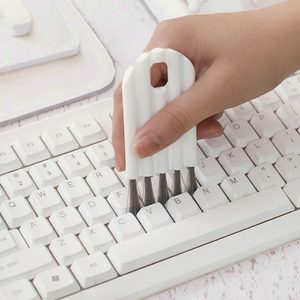 Brosse de nettoyage flexible DS1553 Mini PP pour interstices, petit nettoyeur de clavier d'ordinateur incurvé, pour fenêtres et bouteilles d'eau - Product Image 2