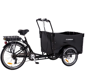 Vendita calda a buon mercato bici <span class=keywords><strong>elettrica</strong></span> 3 ruote bici da carico Bakfiets <span class=keywords><strong>bicicletta</strong></span> triciclo olandese - Product Image 3