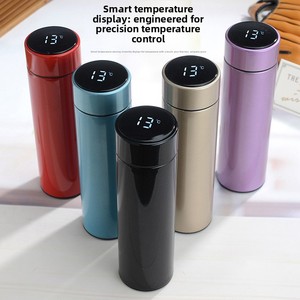 Thermos en acier inoxydable 201 personnalisé avec affichage intelligent de la température, cadeau d'entreprise pour femmes, logo personnalisé, promotionnel - Product Image 2