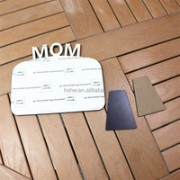 Panneau MDF de sublimation brillant 5x7 de 5 mm d'épaisseur, vierge, pour cadre photo de sublimation, décoration maison Fête des Mères