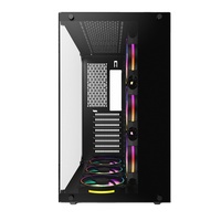 Boîtier de jeu ATX Mid Tower à vente chaude avec panneau en verre trempé, design vertical pour les joueurs - Stock disponible