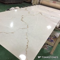 Vente flash Transtones TA-402, panneau mural en pierre artificielle moderne pour hôtel, poli, translucide, en albâtre, ignifuge, imperméable