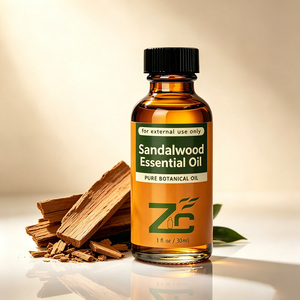 Huile Essentielle de Bois de Santal Naturelle Non Diluée, Huile de Santal Botanique Premium pour Diffuseur, Méditation, Apaisement, Soins de la Peau et Soins Corporels DIY - Product Image 1