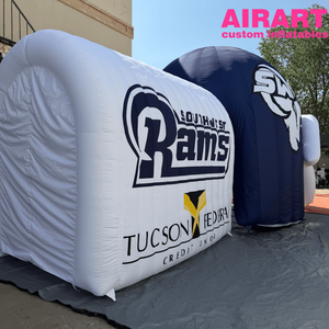 Tunnel Gonfiabile Gigante Personalizzato a Forma di Casco da Football per Eventi Sportivi e Decorazioni per l'Apertura di Partite - Product Image 4