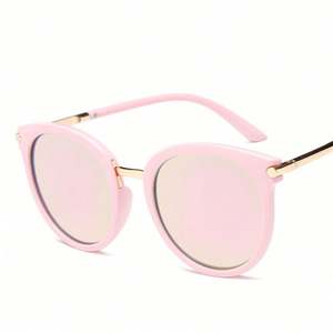 Gafas de Sol Redondas Vintage de Metal para Hombre y Mujer, Estilo Steampunk Retro, con Logotipo Personalizado, Gran Venta 2021 - Product Image 4