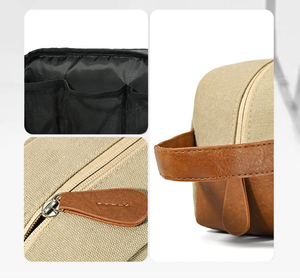 Custom bag <b>storage</b> bag hand-held large capacity business travel toiletries bag women's <b>makeup</b> bag men's multi-layer <b>storage</b> bag - Product Image 4