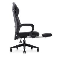 Nouveau dossier haut réglable en hauteur chaise de bureau de conférence en maille pivotante repose-pieds et dossier, remplacement de l'accoudoir s'adapte à tous les styles