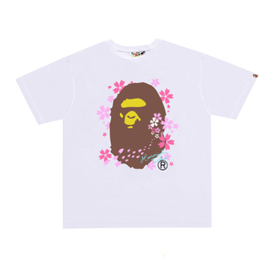 เสื้อยืดผู้ชายแฟชั่นทันสมัยปี 2025 รุ่น 1:1 ลายพิมพ์ตัวอักษร Bapees ผ้าถักนิตติ้ง 100% คอตตอน เป็นมิตรกับสิ่งแวดล้อม - Product Image 4