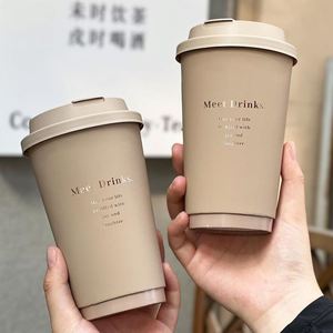 New Arrival Custom Logo Printed 10oz 12oz <b>Disposable</b> Tactile Paper Double Wall Paper Coffee <b>Cup</b> Hot Drink Paper <b>Cup</b> With Lid - Product Image 2
