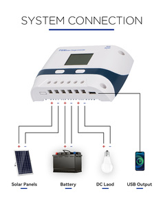 Contrôleur de charge solaire PWM 30A 12V/24V, <span class=keywords><strong>régulateur</strong></span> intelligent 10A pour panneau solaire, vente chaude avec 20% de réduction - Product Image 5