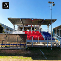 Système de toiture de tribune portable pour stade de football, tribune de sport intelligente, tribune extérieure, échafaudage portable