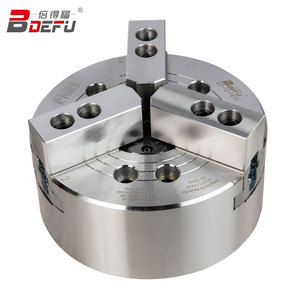 BDF alta precisão hidráulica oco três mandril poder maxila para tornos <span class=keywords><strong>CNC</strong></span> com construção durável - Product Image 4
