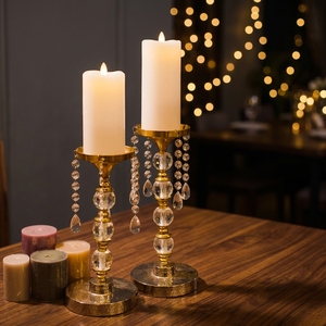 High Stability Handmade Luxury Design Metal <b>Candle</b> Holder Adjustable Height Home Decoration Versatile Available <b>Bulk</b> Sell - Product Image 1
