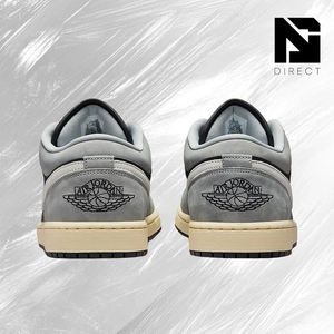 Air Jordan 1 Low 'Light Smoke Grey' Chaussures de sport légères pour la marche et la course, style décontracté, design tendance, printemps - Product Image 4