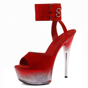 <span class=keywords><strong>Sandalias</strong></span> <span class=keywords><strong>de</strong></span> <span class=keywords><strong>Plataforma</strong></span> <span class=keywords><strong>con</strong></span> Tacón Fino y Pequeño, Estilo Fetiche, Exóticas, <span class=keywords><strong>de</strong></span> 6 Pulgadas, Talla Grande, 15 cm, <span class=keywords><strong>con</strong></span> Pedrería, Punta Abierta, Concisas, para Club Nocturno, Baile en Barra - Product Image 3