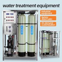 Osmose inverse 0.5/1/2 T/H Station de remplissage d'eau Machine Ro Plante Purification de l'eau