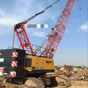 Grue sur chenilles SANY d'occasion de 75 tonnes SCC750A-6 avec une longueur de flèche maximale de 57 m et des performances de levage lourd fiables 0086 18117060100 - Product Image 1