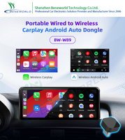 Adaptador Inalámbrico Carplay Android Auto OEM ODM, Convierte Carplay con Cable a Inalámbrico, Fácil Instalación, Accesorio para Auto, Venta al Por Mayor