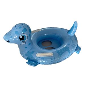 Bouée de bain dinosaure pour bébé, directement de l'usine - Siège gonflable couleur bonbon avec poignée, anneau de natation éducatif pour tout-petits - Product Image 2