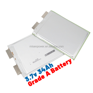 แบตเตอรี่ลิเธียมไอออน 3.7v 34ah 30ah P34 P30 แบบชาร์จได้ Ncm Polymer Lipo Pouch สำหรับจัดเก็บพลังงาน ใช้กับจักรยานไฟฟ้า สกู๊ตเตอร์ไฟฟ้า และรถยนต์ - Product Image 1