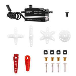 Precio al por mayor KST X20-1806 18KG sin escobillas de perfil bajo para coches de drift en carretera a escala 1:10, buggies, aviones acrobáticos, jets y drones - Product Image 5