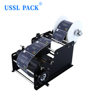 Étiqueteuse semi-automatique électrique à manivelle LT-20 pour la production de bouteilles, pots et emballages en papier et plastique