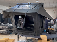 Nouvelle tente de toit triangulaire ultralégère en aluminium pour camping, 2-3 personnes, pour camion 4x4, SUV, pick-up, voiture, 2025