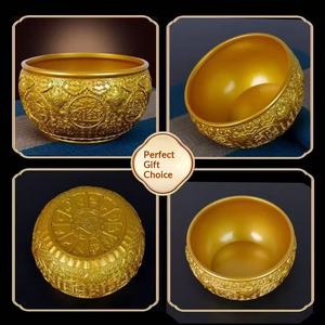 纯铜聚宝盆家庭办公室装饰工艺品摆件16厘米口径重量1120克中国制造 - Product Image 2