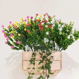 Arbustes artificiels résistants aux UV, plantes décoratives d'extérieur pour la décoration paysagère - Product Image 2