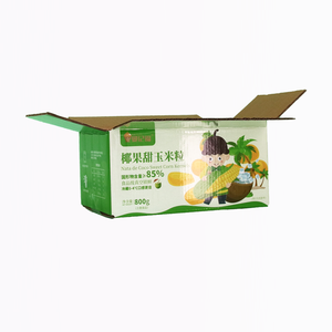 Tùy Chỉnh In Không Thấm Nước Sóng Ngô Hộp Thân Thiện Với Môi Có Thể Tái Chế Kraft Giấy Bao Bì Thực Phẩm OEM/ODM Bán Buôn - Product Image 4
