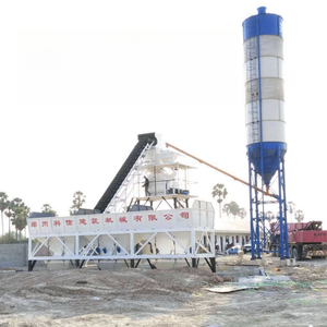 Pabrik pencampur beton stasioner HZS60 60 60m 3/jam garis produksi otomatis harga rendah pabrik penambal konstruksi kecil - Product Image 3