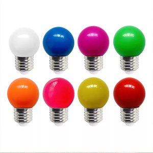 LED G45 <strong>Golf</strong> <strong>Ball</strong> Lamps Christmas Decoration Colorful Light Bulb 1W 1.5W 2W Multi Colors Bulbs for Birthday Decoration - Product Image 2