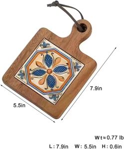 Sous-verres et dessous <span class=keywords><strong>de</strong></span> plat en bois naturel anti-brûlure pour tasses à thé chauds et casseroles - Product Image 4