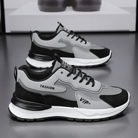 Chaussures de sport pour hommes d'extérieur, respirantes en maille, style chunky, sneakers décontractées, mocassins amortissants, chaussures de marche