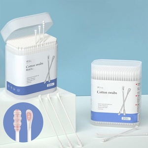 Hisopos de Algodón con Punta Personalizada, Hisopos de Algodón para Maquillaje con Caja Cuadrada, Más Vendidos - Product Image 2