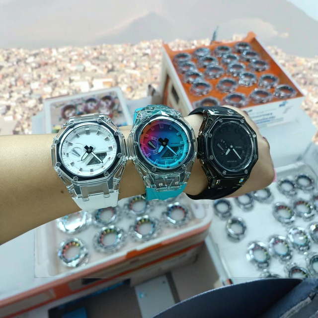 G-Series Digital Watches Including GM2100 GA2100 GA110 DW5600 Are Factory-Customizable Shock Resistance Feature Available for