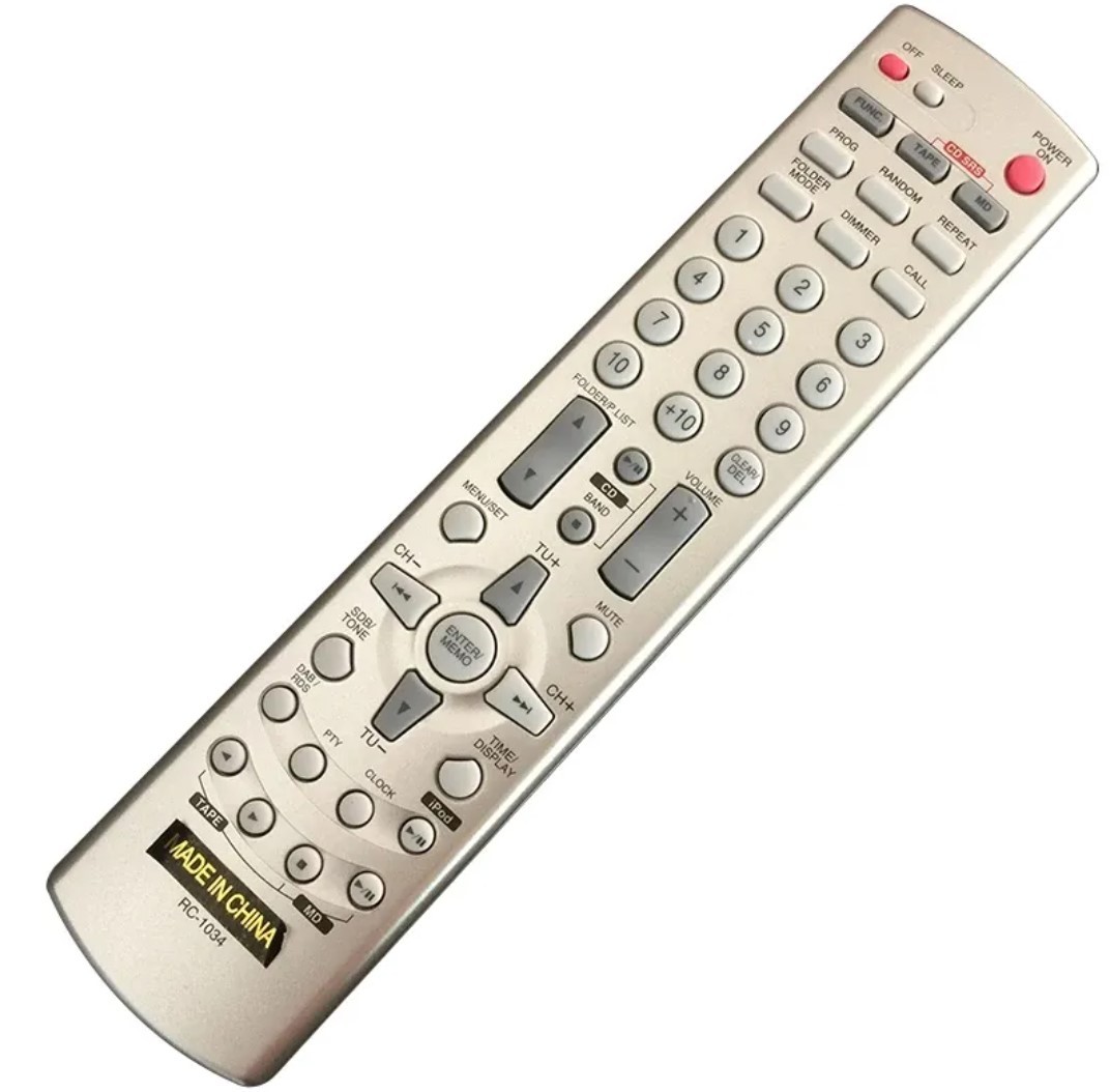 RCU Custom Controller High Quality Control RC-1034 for Denon AV